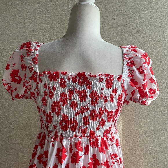 ZARA - PRINTED POPLIN DRESS - Picture 8 of 11